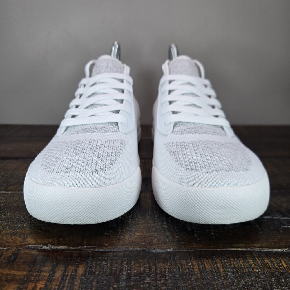 Vessi Women's White Knit Sneakers - Picture 3 of 12